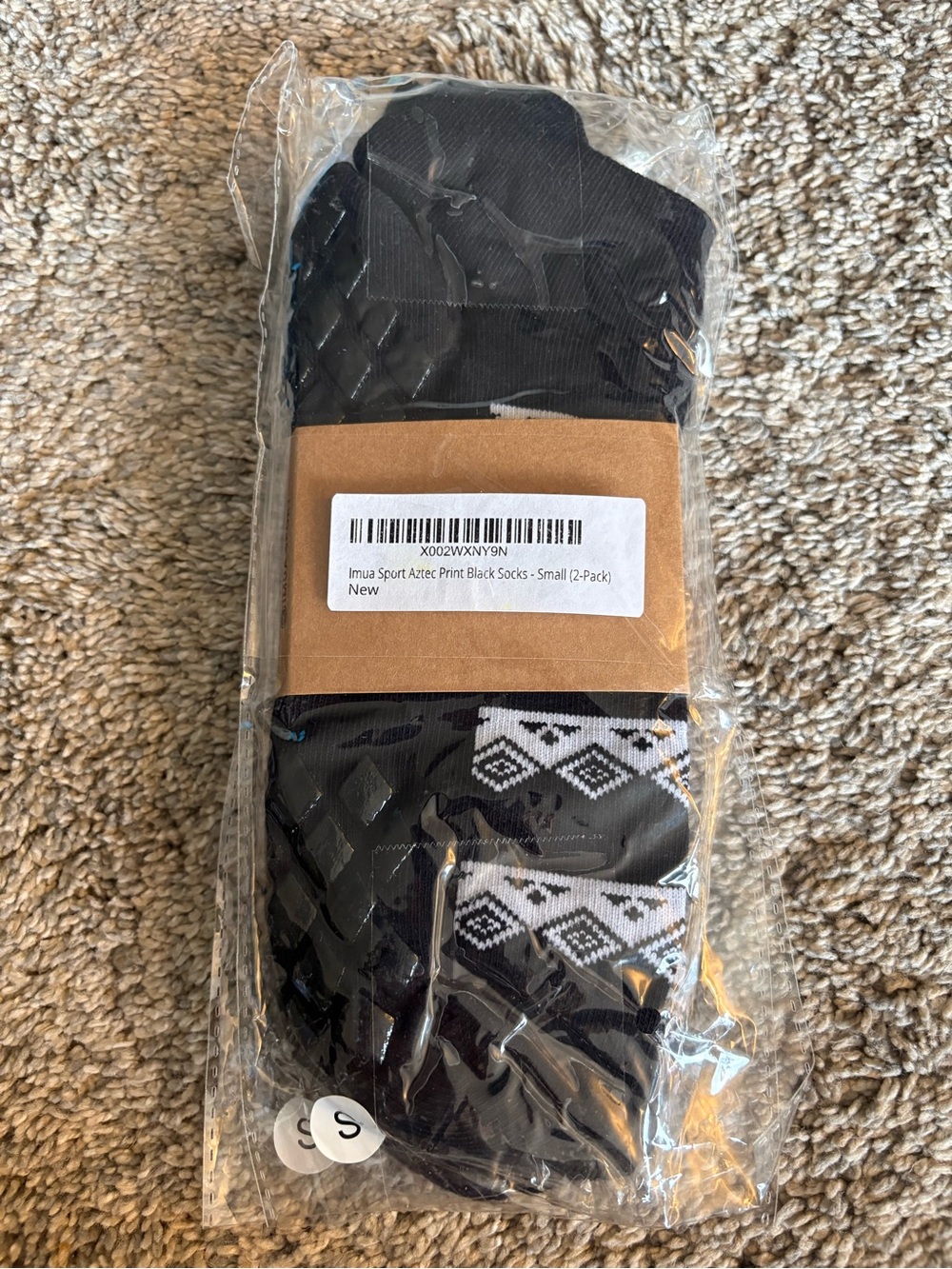 Imua Aztec pattern Grippy Sport Socks 2 pairs